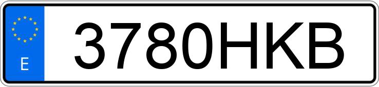 Numer rejestracyjny 3780HKB posiada CHEVROLET-GM AVEO