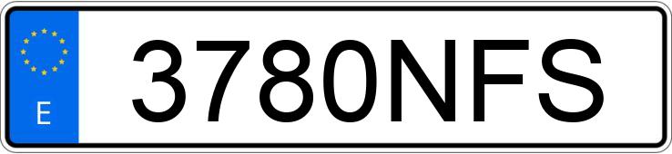 Numer rejestracyjny 3780NFS posiada RENAULT CAPTUR