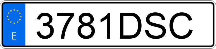 Numer rejestracyjny 3781DSC posiada FORD FOCUS Numer rejestracyjny 3781DSC posiada FORD FOCUS