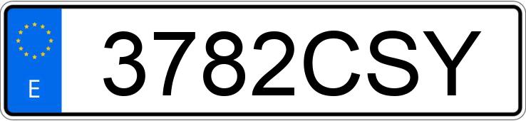 Numer rejestracyjny 3782CSY posiada CITROEN BERLINGO