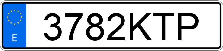 Numer rejestracyjny 3782KTP posiada DAF XF Numer rejestracyjny 3782KTP posiada DAF XF