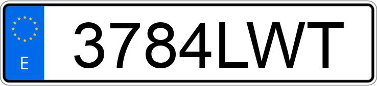 Numer rejestracyjny 3784LWT posiada CUPRA FORMENTOR