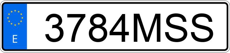 Numer rejestracyjny 3784MSS posiada NISSAN JUKE