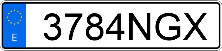 Numer rejestracyjny 3784NGX posiada BMW SERIE 2