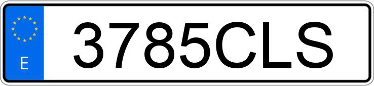Numer rejestracyjny 3785CLS posiada OPEL VECTRA