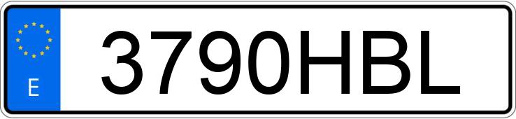 Numer rejestracyjny 3790HBL posiada FORD MONDEO