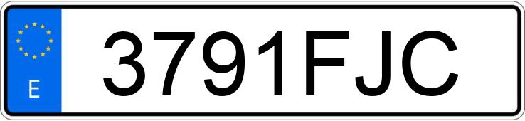 Numer rejestracyjny 3791FJC posiada FORD FOCUS