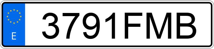 Numer rejestracyjny 3791FMB posiada TOYOTA RAV4