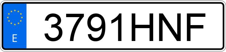 El número de registro 3791HNF tiene SEAT LEON El número de registro 3791HNF tiene SEAT LEON