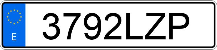 Numer rejestracyjny 3792LZP posiada VOLKSWAGEN TIGUAN