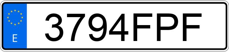 Numer rejestracyjny 3794FPF posiada VOLKSWAGEN CROSSPOLO