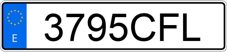 Numer rejestracyjny 3795CFL posiada SEAT LEON