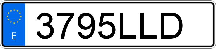 Numer rejestracyjny 3795LLD posiada MAZDA CX-30