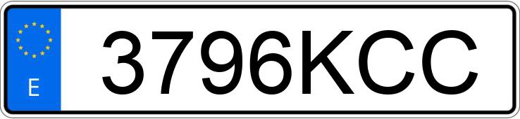 Numer rejestracyjny 3796KCC posiada LAND ROVER RANGE ROVER EVOQUE Numer rejestracyjny 3796KCC posiada LAND ROVER RANGE ROVER EVOQUE