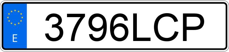 Il numero di registrazione 3796LCP ha AUDI A1 SPORTBACK 35 TFSI