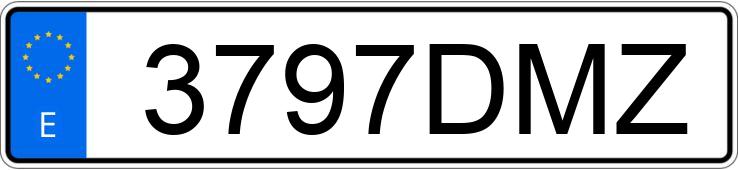 Numer rejestracyjny 3797DMZ posiada BMW SERIE 3