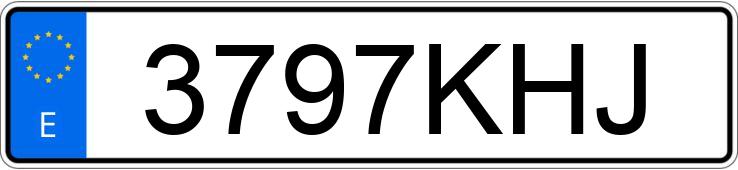 Numer rejestracyjny 3797KHJ posiada MERCEDES VITO Numer rejestracyjny 3797KHJ posiada MERCEDES VITO