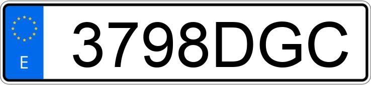 Numer rejestracyjny 3798DGC posiada SEAT IBIZA Numer rejestracyjny 3798DGC posiada SEAT IBIZA