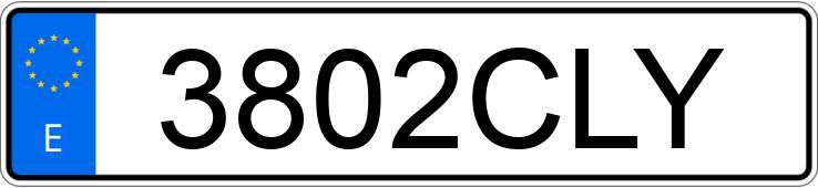 Numer rejestracyjny 3802CLY posiada RENAULT TRAFIC Numer rejestracyjny 3802CLY posiada RENAULT TRAFIC