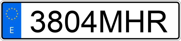 Numer rejestracyjny 3804MHR posiada TOYOTA YARIS Numer rejestracyjny 3804MHR posiada TOYOTA YARIS