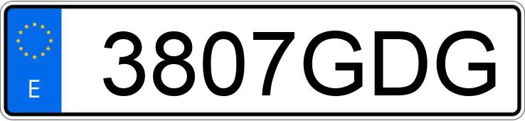 Numer rejestracyjny 3807GDG posiada BMW X3 Numer rejestracyjny 3807GDG posiada BMW X3
