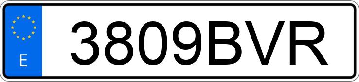 Numer rejestracyjny 3809BVR posiada VOLKSWAGEN GOLF Numer rejestracyjny 3809BVR posiada VOLKSWAGEN GOLF