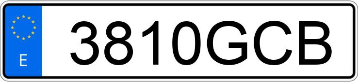 Numer rejestracyjny 3810GCB posiada MAZDA MAZDA2