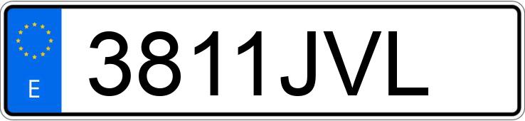 Numer rejestracyjny 3811JVL posiada HYUNDAI I30