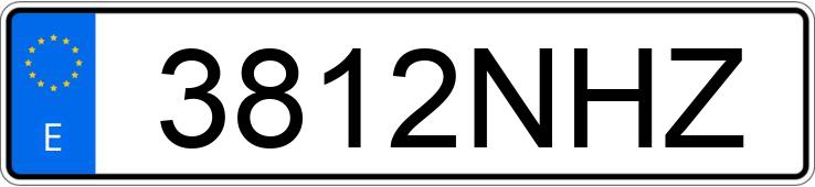 Numer rejestracyjny 3812NHZ posiada MAZDA CX-60 Numer rejestracyjny 3812NHZ posiada MAZDA CX-60