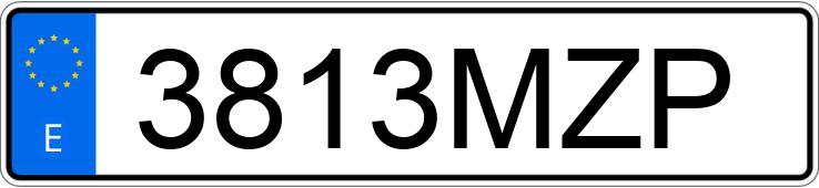 Numer rejestracyjny 3813MZP posiada PORSCHE PANAMERA