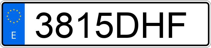 Numer rejestracyjny 3815DHF posiada OPEL ZAFIRA Numer rejestracyjny 3815DHF posiada OPEL ZAFIRA