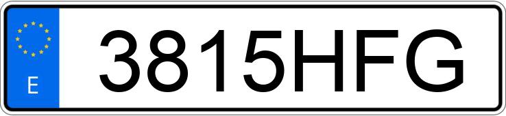 Numer rejestracyjny 3815HFG posiada PEUGEOT 5008 Numer rejestracyjny 3815HFG posiada PEUGEOT 5008