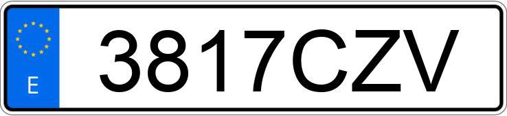 Numer rejestracyjny 3817CZV posiada OPEL VECTRA Numer rejestracyjny 3817CZV posiada OPEL VECTRA