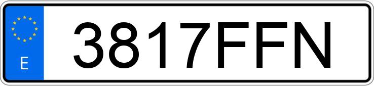 Numer rejestracyjny 3817FFN posiada OPEL CORSA Numer rejestracyjny 3817FFN posiada OPEL CORSA