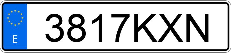 Numer rejestracyjny 3817KXN posiada OPEL COMBO Numer rejestracyjny 3817KXN posiada OPEL COMBO