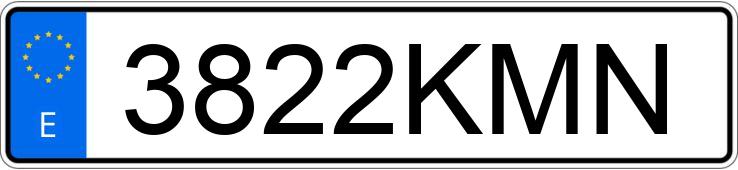 Numer rejestracyjny 3822KMN posiada VOLKSWAGEN COMBI Numer rejestracyjny 3822KMN posiada VOLKSWAGEN COMBI