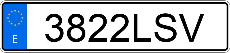 Numer rejestracyjny 3822LSV posiada AUDI A3 Numer rejestracyjny 3822LSV posiada AUDI A3