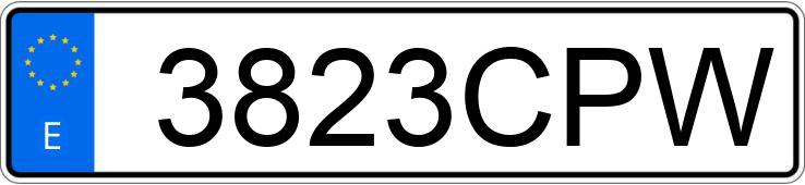 Numer rejestracyjny 3823CPW posiada SEAT LEON Numer rejestracyjny 3823CPW posiada SEAT LEON