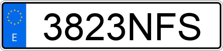 Numer rejestracyjny 3823NFS posiada VOLKSWAGEN TOURAN Numer rejestracyjny 3823NFS posiada VOLKSWAGEN TOURAN