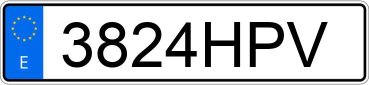 Numer rejestracyjny 3824HPV posiada FORD FOCUS