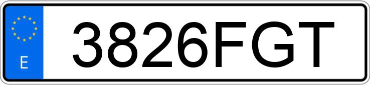 Numer rejestracyjny 3826FGT posiada MAZDA MAZDA3 Numer rejestracyjny 3826FGT posiada MAZDA MAZDA3