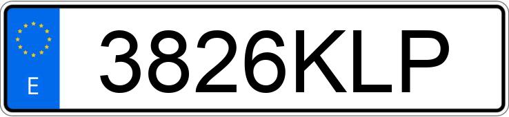 Numer rejestracyjny 3826KLP posiada SEAT IBIZA Numer rejestracyjny 3826KLP posiada SEAT IBIZA