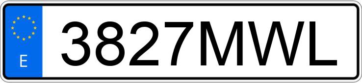 Numer rejestracyjny 3827MWL posiada CHEVROLET-GM CAMARO Numer rejestracyjny 3827MWL posiada CHEVROLET-GM CAMARO