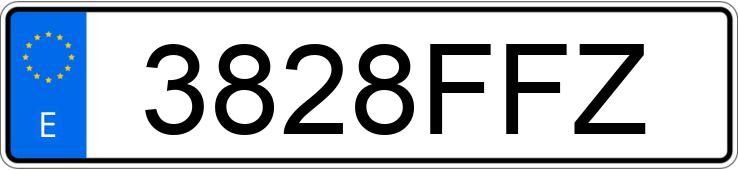 Numer rejestracyjny 3828FFZ posiada DAF 85 CF