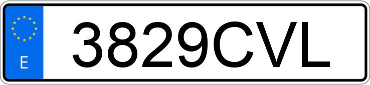 Numer rejestracyjny 3829CVL posiada VOLKSWAGEN PASSAT