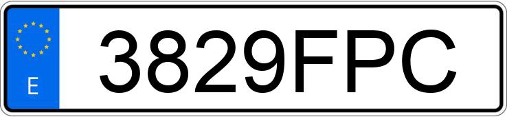 Numer rejestracyjny 3829FPC posiada CHEVROLET-GM CAPTIVA 2.0 VCDI LTX 7PZ