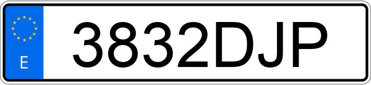 Numer rejestracyjny 3832DJP posiada PEUGEOT 206 Numer rejestracyjny 3832DJP posiada PEUGEOT 206