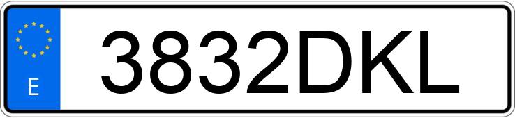 Numer rejestracyjny 3832DKL posiada MERCEDES CLS (219) Numer rejestracyjny 3832DKL posiada MERCEDES CLS (219)