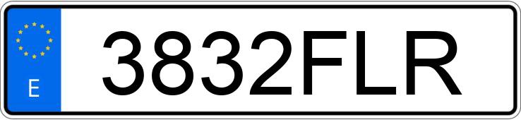 Numer rejestracyjny 3832FLR posiada SEAT TOLEDO