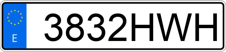 Numer rejestracyjny 3832HWH posiada OPEL ASTRA Numer rejestracyjny 3832HWH posiada OPEL ASTRA